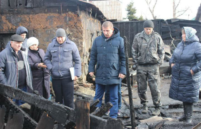 В Хакасии сгорел дом депутата Верховного Совета Олега Иванова