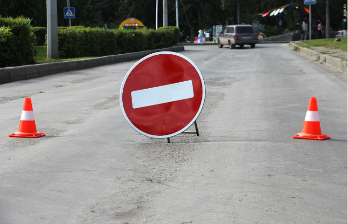 В понедельник в центре Абакана перекроют несколько улиц