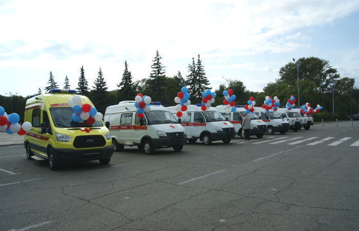 Хакасия получит дополнительно шесть санитарных автомобилей