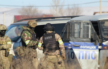 В Черногорске условные террористы захватили стадион