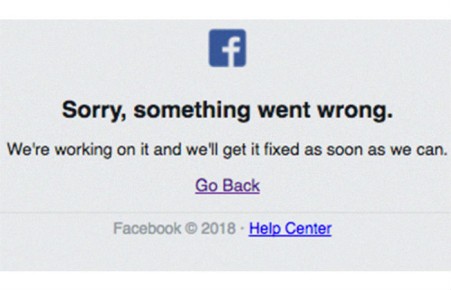 В работе Facebook, Instagram и WhatsApp произошел сбой