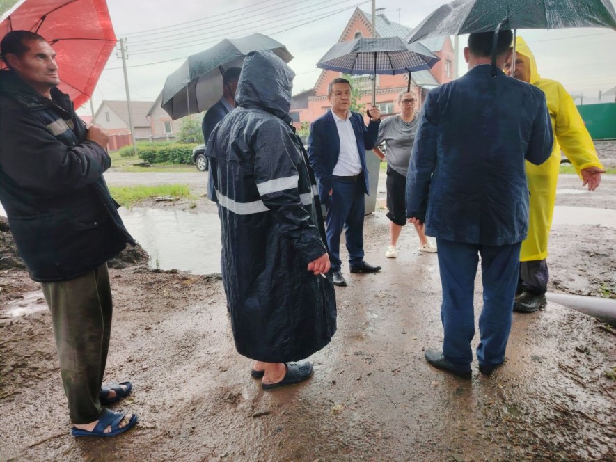 В Черногорске продолжают ликвидировать последствия ливней