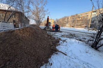 В Черногорске устранили аварию на водопроводе
