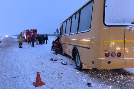 Предполагаемый виновник аварии со школьным автобусом под Минусинском заключен под стражу