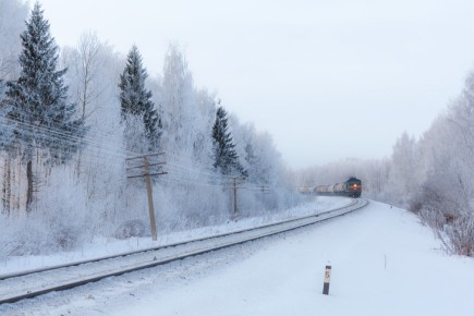 В Хакасии из-за мороза нарушено железнодорожное сообщение: лопнула рельса