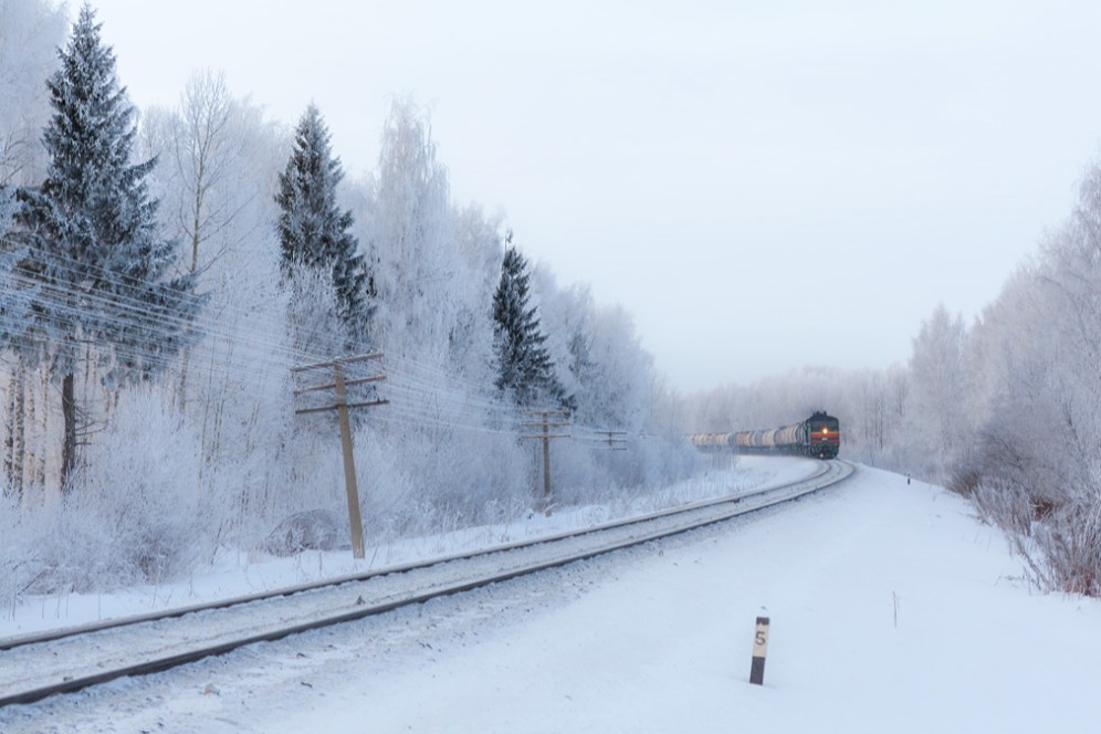 В Хакасии из-за мороза нарушено железнодорожное сообщение: лопнула рельса