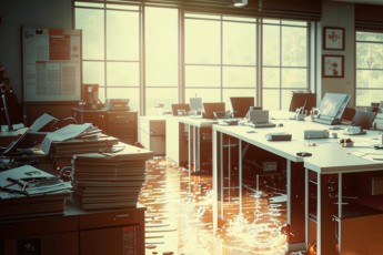 Администрацию Шира в Хакасии затопило кипятком из-за коммунальной аварии