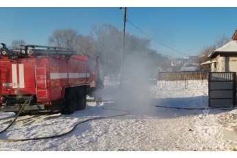 В Аскизском районе из-за неправильной конструкции дымовой трубы чуть не сгорела баня