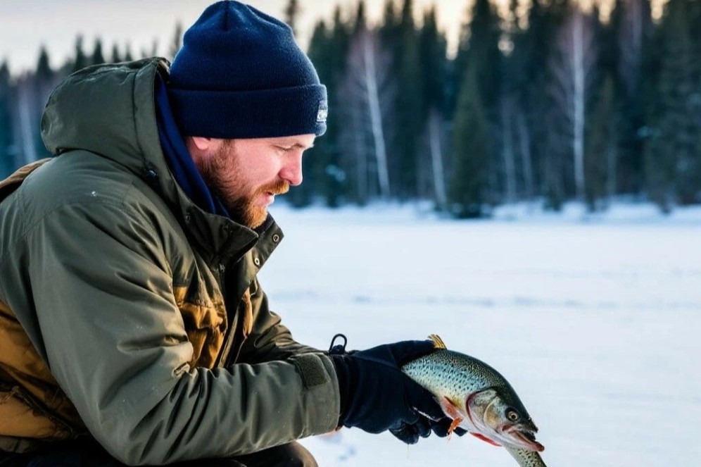 В Хакасии напомнили о правилах безопасной зимней рыбалки