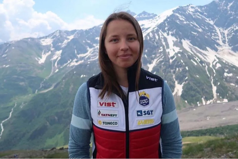 Спортсменка из Красноярского края Юлия Плешкова выступила на Олимпиаде в Италии