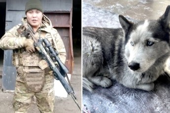 Хаски больше года ждет в аэропорту Кызыла погибшего на СВО хозяина