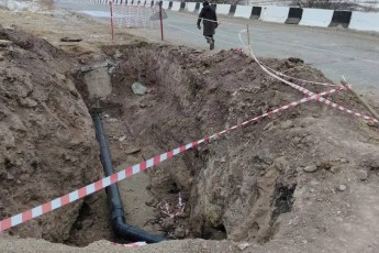 Авария на канализационной трубе в Копьево: первую ветку ввели в эксплуатацию