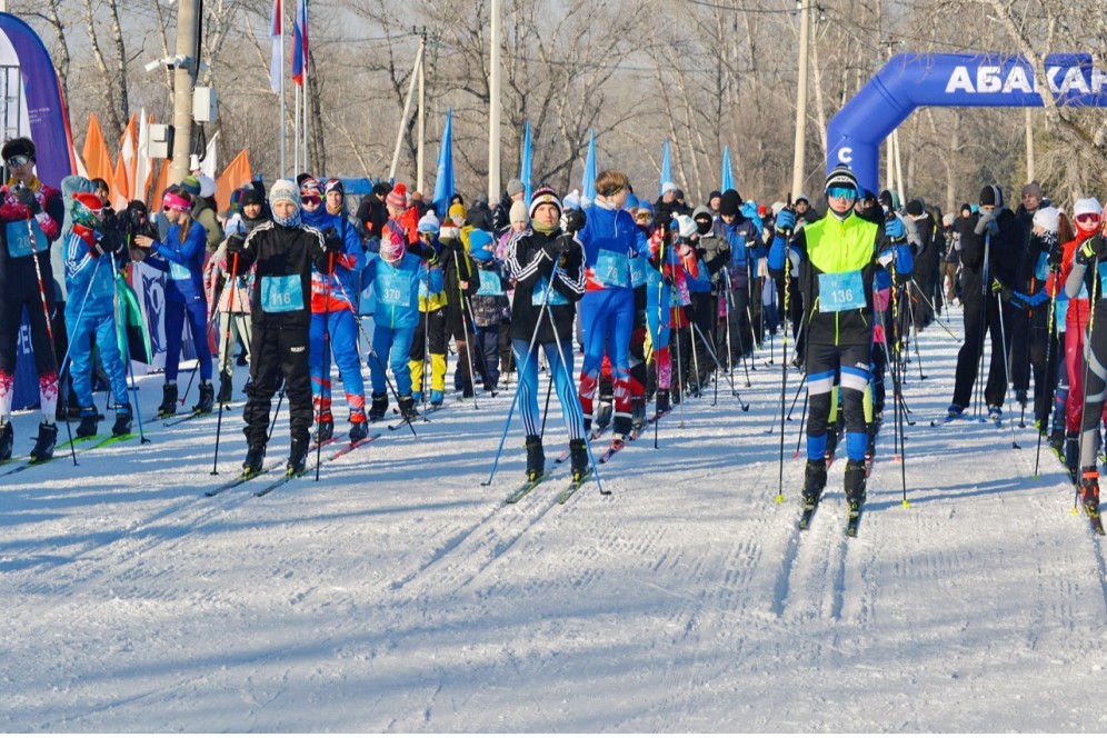 «Лыжня России» в Хакасии собрала свыше 1500 участников