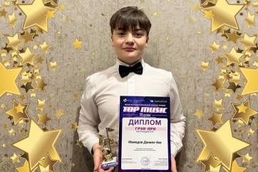 Солист студии «Час ханат» завоевал Гран-при регионального этапа конкурса «TOPMUSIC»