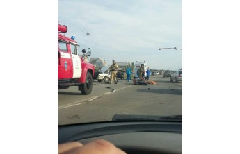 В Абакане в ДТП погиб мотоциклист