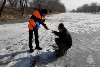 Госинспекторы сообщили о толщине льда в Хакасии: от 50 до 102 см