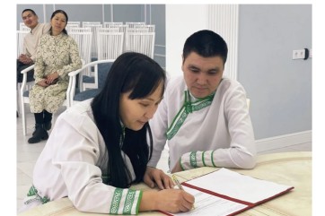 Патриотический брак: доброволец СВО повел невесту под венец в Абакане