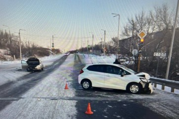 Столкновение в Абакане произошло из-за проезда на красный свет