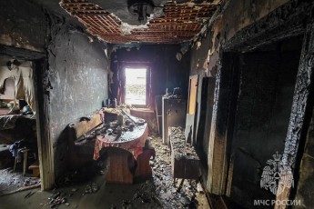 Единственный пожар за сутки в Хакасии унес жизнь пожилой женщины