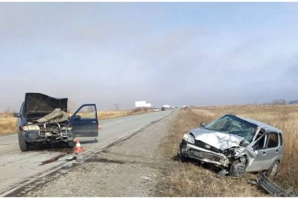 Выезд на встречную полосу спровоцировал ДТП под Саяногорском: пострадал один человек