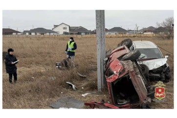В Усть-Абаканском районе на трассе «Енисей» в ДТП погиб пассажир иномарки