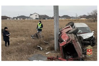 В Усть-Абаканском районе на трассе «Енисей» в ДТП погиб пассажир иномарки
