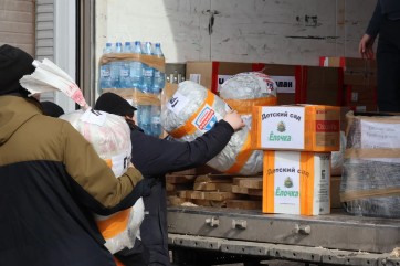 Гуманитарный груз из Абакана отправлен в Донецк для российских бойцов