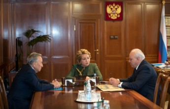 Валентина Матвиенко встретилась с Виктором Зиминым и Владимиром Штыгашевым