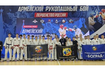 Бойцы из Хакасии отличились на первенстве России по армейскому рукопашному бою