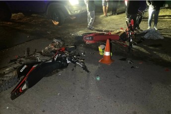 В Алтайском районе из-за выезда на встречку пострадали четверо подростков на мотоциклах