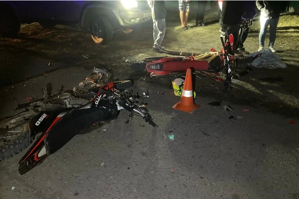 В Алтайском районе из-за выезда на встречку пострадали четверо подростков на мотоциклах