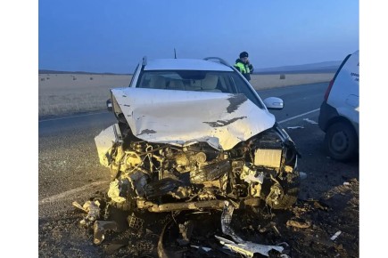 В Боградском районе выезд на встречку спровоцировал ДТП с травмами