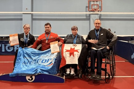 Хакасия взяла семь медалей на ЧР по настольному теннису паралимпийцев