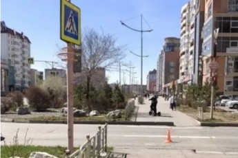 В Абакане автомобиль сбил пешехода на переходе