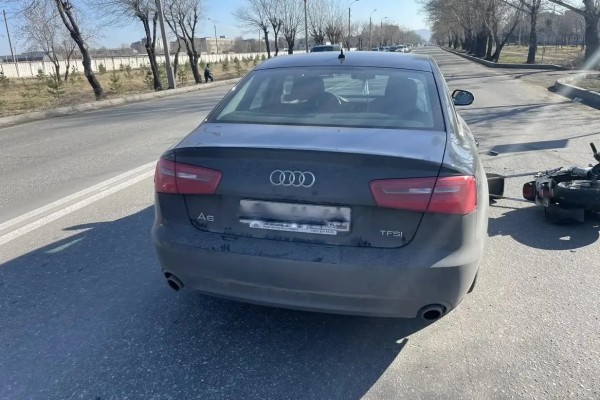 Мотоциклист без прав пострадал в аварии в Абакане