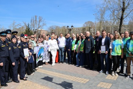 Абакан украсили садом гортензий к 95-летию города