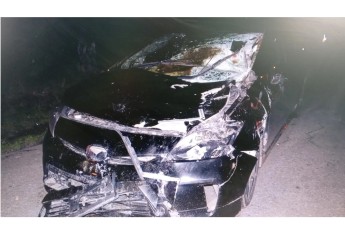 Нетрезвый лишенник в Саяногорске угнал "Тойоту" и устроил аварию в Беe