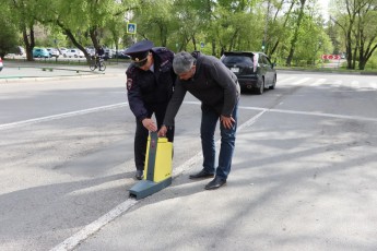 Подрядчик из Ачинска переделает дорожную разметку в Абакане из-за низкого качества