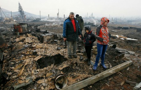 В Хакасии организован сбор помощи пострадавшим от пожаров жителям Красноярского края