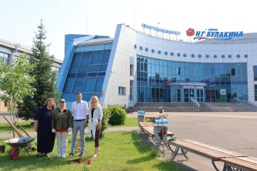 В честь 95‑летия Абакана семья Николая Булакина подарила городу розарий
