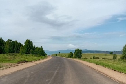 В Орджоникидзевском районе ремонтируют трассу Ачинск — Ужур — Шира — Троицкое
