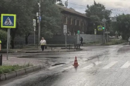 В Абакане "Toyota" сбила 84-летнего пешехода на «зебре»