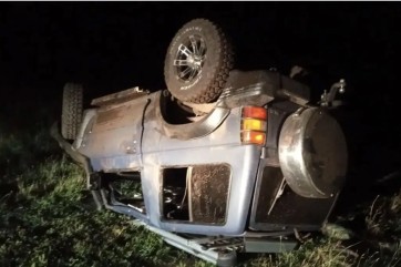 В Боградском районе при опрокидывании Mitsubishi погиб водитель