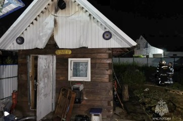 В Абакане баня загорелась из‑за нарушений при устройстве дымохода