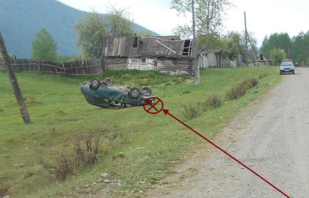 В Хакасии вежливый водитель заработал перелом позвоночника