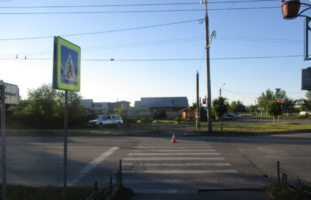 В Абакане бесправник сбил на «зебре» 9-летнюю девочку