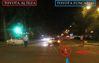 В Абакане в ДТП пострадала беременная автоледи