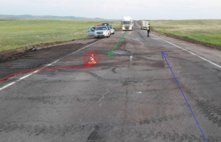 Три человека пострадали в двойном ДТП на трассе М-54 в Хакасии