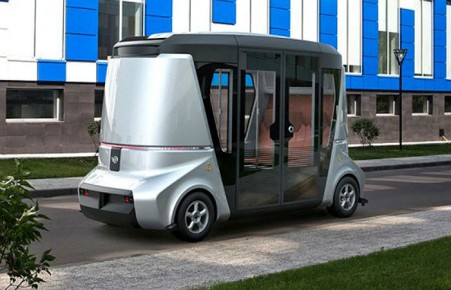 Во Владивостоке запустят первые в РФ беспилотные автобусы "MatrЁshka"