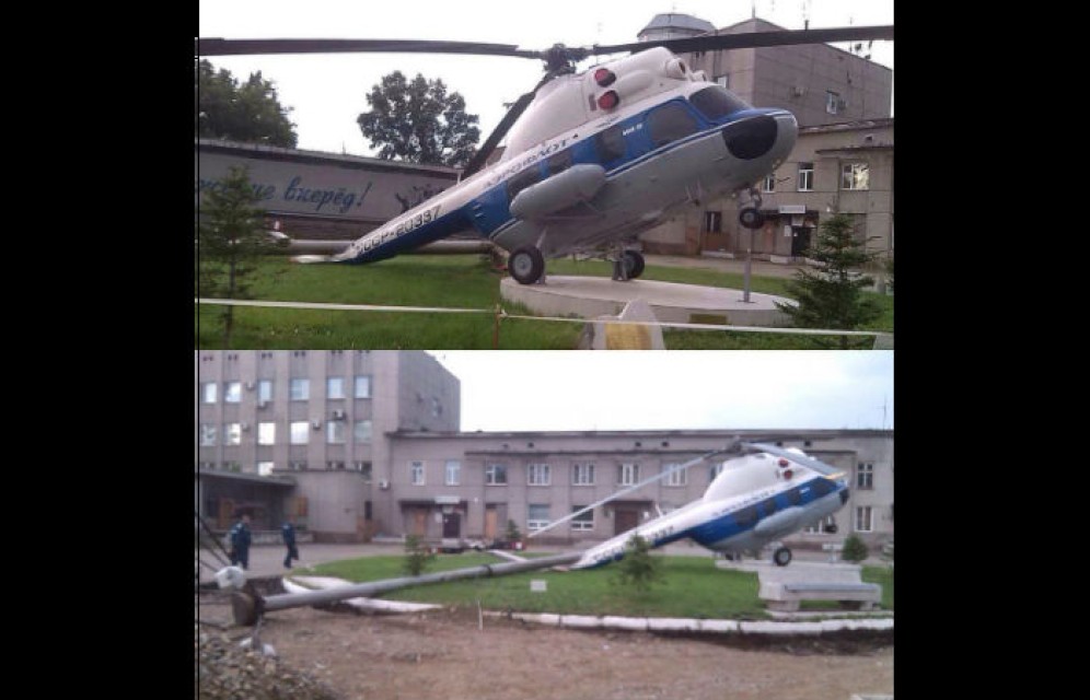 Абакан устраняет последствия субботнего урагана